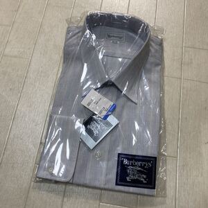 4023☆ 新品タグ付き BURBERRY バーバリー トップス 長袖シャツ ドレスシャツ メンズ 42-78 ストライプ