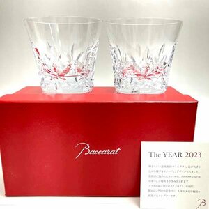 t)バカラ Baccarat エクラ タンブラー ペア 2023 クリスタルガラス 定価16500円 ブランド食器 ※開封済み/未使用品 箱有り