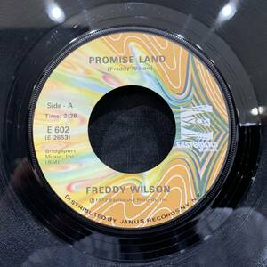 【EP】Freddy Wilson - Promise Land / Where Is She? 1972年USオリジナル Eastbound Records E 602