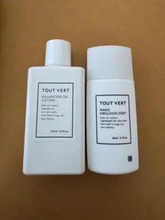 TOUT VERT バランシングGAローション&ナノエマルジョンディープ