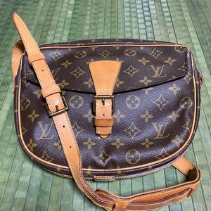 ジャンク品 ルイヴィトン モノグラム ジョヌフィーユ ショルダーバッグ 斜め掛け LOUIS VUITTON ★郵パック無料