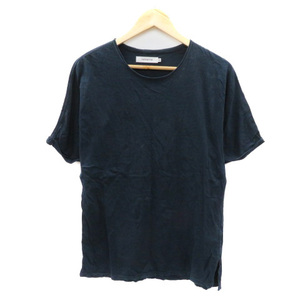 ノンネイティブ nonnative Tシャツ カットソー 半袖 紺 ネイビー /YK48 メンズ