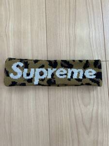 Supreme シュプリーム18AW New Era Big Logo Headband ニューエラ ヘッドバンド 豹柄 ヒョウ柄 レオパード/ ヘアバンド Leopard