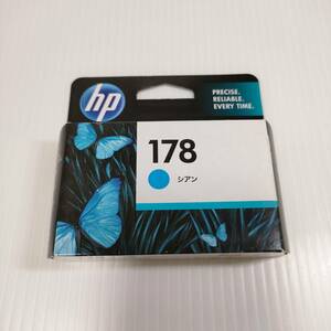 【未開封品・送料無料】hp 純正インク 178 シアン 