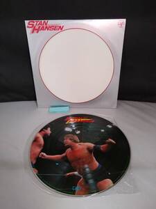 S0730　ピクチャー盤　レコード　STAN HANSEN　スタン・ハンセンのテーマ　プロレス　ジャイアント馬場　30101-19