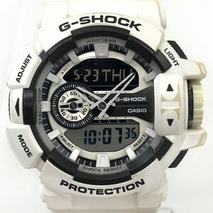 CASIO カシオ G-SHOCK ジーショック ハイパーカラーズ 腕時計 GA-400-7A クオーツ アナデジ ホワイト ブラック カジュアル 動作確認済