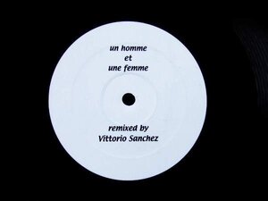 非公式盤！12inchS★FRANCIS LAI/UN HOMME ET UNE FEMME(REMIX)★フランシス・レイ/男と女