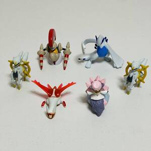 【中古品】ポケットモンスター ポケモン モンスターコレクション モンコレ 6個セット ディアンシー ラティアス ルギア シュバルゴ etc.