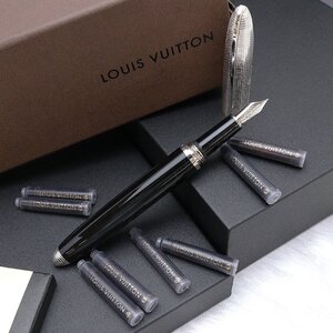 (ペン先 18K 750) ルイヴィトン Louis Vuitton 万年筆 箱入りインクカートリッジ8個付き ※筆記未確認◆おたからや【G-B47269】同梱-2