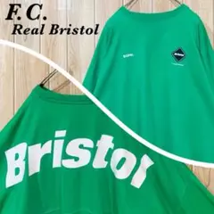 『超人気』F.C.Real Bristol ロンT デカロゴ プリント XL