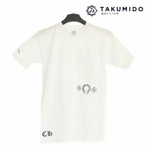 クロムハーツ CHROME HEARTS レディース Tシャツ ロゴ スモール ホワイト コットン100％ 中古A 274462