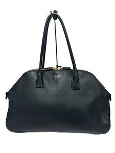 【中古】【美品】PRADA プラダ バッグ レディース ラージ レザー トートバッグ 1BG506_2CYS_F0002_V_OOO ブラック ゴールド金具