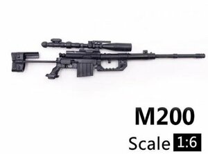 1/6 Cheytac M200 大口径対物ライフル ミニチュア☆