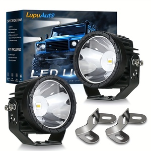 2個セット 車用 LED ヘッドライト 白 ホワイト オフロード 160W ランプ 12-24V フロント 30000lm 明るい LEDライト フォグライト t3826