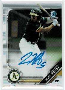 2019 Bowman Chrome Jameson Hannah Auto