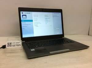 ジャンク/ TOSHIBA dynabook R63/DN PR6DNTC4447BD1 Intel Core i5-8250U メモリ8.19GB SSD256.06GB 【G27525】