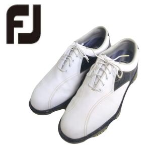 着用少 最高級 FOOT JOY DRYJOYS TOUR クロコ型押し レザー ゴルフシューズ ゴルフスパイク メンズ26cm フットジョイ ゴルフウェア 2411279