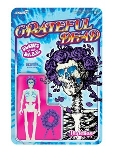 ★グレイトフル デッド Re Action フィギュア GRATEFUL DEAD REACTION FIGURE - BERTHA (GLOW) 蓄光 Super7 正規品 TOY 人形 骸骨と薔薇