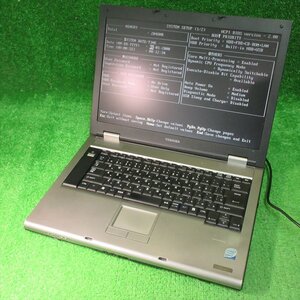 [3898]東芝 K21 200E/W PSK2120EWS1EUW Core2Duo T7250 2GHz HDDなし メモリ2GB BIOS OK CDドライブ不可 ジャンク