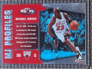 2005-06 Fleer NBAHoops #MJ-15 MICHAEL JORDAN MJ Profiles Chicago Bulls