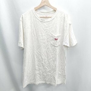 ◇ ⊂ EDWIN エドウィン 半袖 Tシャツ サイズL ホワイト系 メンズ E