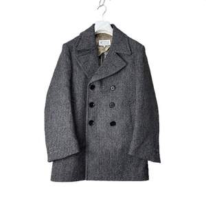 未使用品 メゾンマルジェラ Maison Margiela 21AW Pコート ピーコート S50 AM0570P 40 グレー レディース