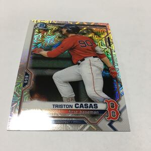 ★MLB 2021 BOWMAN MEGA Mojo Refractor triston casas トリストン・カサス　ボストン★即決