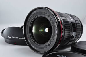 【極上美品】 キャノン Canon EF16-35mm F2.8L II USM 広角ズームレンズ フルサイズ対応 レンズフード付き #0405