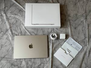 MacBook Air M2 2022 13インチ スターライト カスタマイズモデル