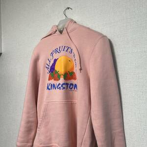 ★激レアカラー★ stussy パーカー　フルーツ　ピンク　kingston