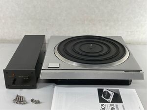 n9569-1 完全動作品 Technics テクニクス SP-10 MKⅡ MKII MK2 ターンテーブル 専用電源ユニット SH-10E / 取扱説明書付