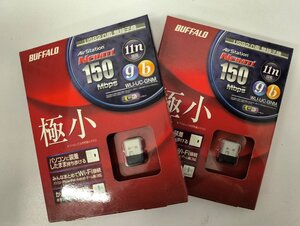 【1円スタート】【2枚セット!】Buffalo USB2.0用 無線子機 WLI-UC-GNM 150Mbps WIFI 無線WI-FI WPA2-PSK対応「NWK-BU0002」