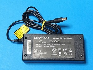 送料無料 即決 KENWOOD CDコンポ iPod/iPhoneドック CLX-70 RD-C414他用 ACアダプタ AC-18335A 18V 3.35A 電源ケーブル別売 管U