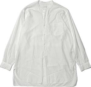 COMOLI　バンドカラーシャツ　サイズ３　ホワイト コモリ　リラクス オーラリー stein yoke