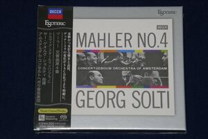 ♪　未開封　エソテリック　ESOTERIC　SACD ／ マーラー　交響曲第４番　ト長調 ／ サー・ゲオルグ・ショルティ　指揮　♪