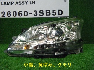 即決　TB17　シルフィ　左ライト　左ヘッドライト　キセノン　HID　スタンレー　W0613　26060-3SB5D　314595