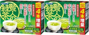 オリヒロ　賢人の緑茶　4本増量（4g×34本）2箱セット