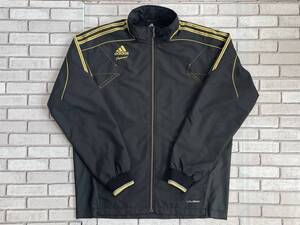 ＵＳＥＤ　アディダス　adidas　Professional　長袖ウインドブレーカージャケット　フルジップ　サイズＯ　Z04263