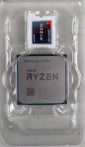 P◆ジャンク品◆PC用パーツ/8コア16スレッドCPU 『Ryzen7 3700X 3.6GHz』 AMD/エイエムディ ソケット:AM4 ※ピン曲がりあり、動作未確認※