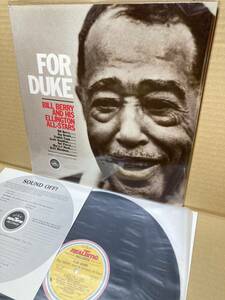 美盤！高音質LPドイツOrg！ビル・ベリー楽団 Bill Berry For Duke 長岡鉄男 ダイレクト・カッティング 凄音ビッグ・バンド！DIRECT to DISC