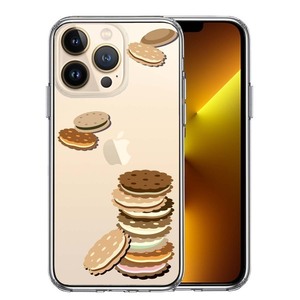 iPhone13Pro ケース クリアビスケット スマホケース 側面ソフト 背面ハード ハイブリッド