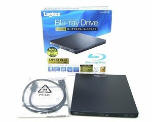 《大関質店》Logitec ロジテック ポータブルブルーレイドライブ LBD-PVA6U3VBK ブラック 中古