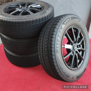 Gスピード 16×6.5J 5H PCD114.3 IS38 ブリヂストンBLIZZAK VRX2 (215/65R16) 4本セットアルファード、ヴェルファイア、エルグランド他