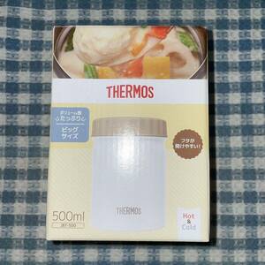 THERMOS ビッグ真空断熱スープジャー たっぷり大容量 500ml JBT-500 サラダや冷たい麺類や冷凍ゼリーなどに… 弁当 部活 ランチ デザート