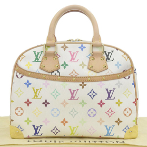 【本物保証】 布袋付 ルイヴィトン LOUIS VUITTON モノグラム マルチカラー トゥルーヴィル ハンドバッグ ブロン M92663