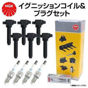 NGK スパークプラグ ＆ イグニッションコイル セット 10本セット DILFR6N-T U5084 トヨタ クラウン AWS211 AWS215