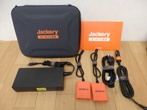 T6-6.7) Jackery / ジャクリ　ポータブル電源用　ACアダプタ　充電アダプター　セット　ケース入り　動作未確認