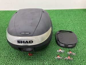 SHAD製 トップケース 社外 中古 バイク 部品 リアボックス テールボックス 鍵 ベース付き SH29 29L