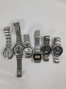 【ジャンク】 6点セット まとめて CASIO カシオ 腕時計 LCW-M100T LCW-100 WVA-M630 AW-80 LW-120 #09