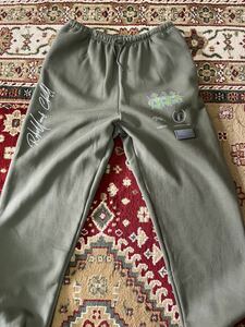 美品LIBERE リベーレCOLLAGE SWEAT PANTS / KHAKI スウェットパンツ